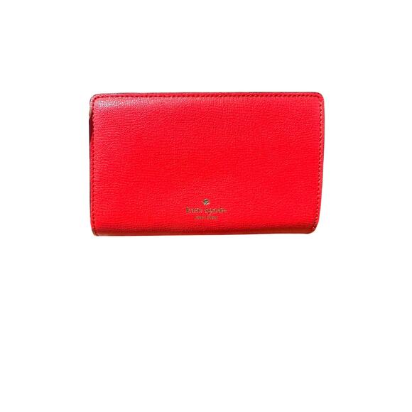 Kate Spade Geranium bifold wallet - Picture 2 of 6